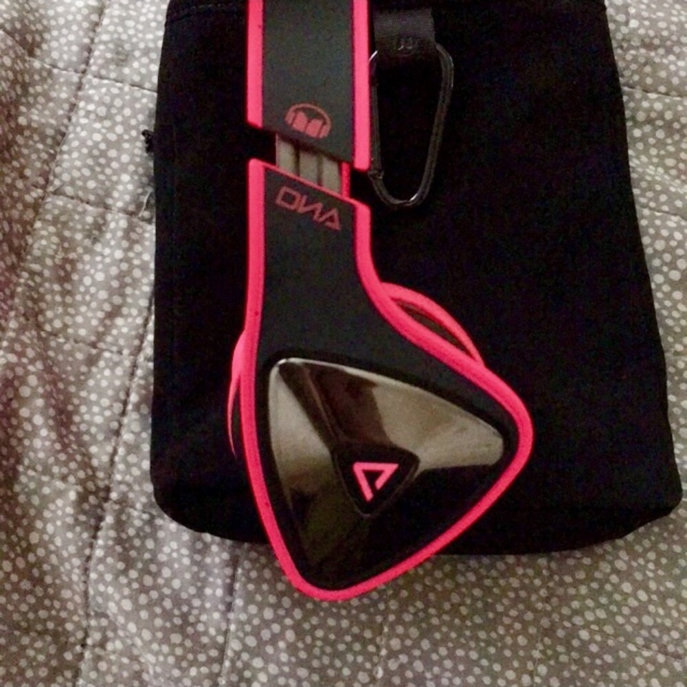 Pink DNA Monster head phones